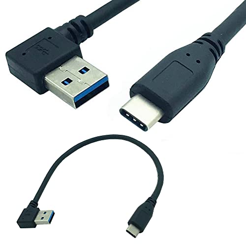 Micro USBケーブル Micro USB (90度下向オス) - Mini 5Pin(メス) 変換アダプタ キコネクタ付き 高速 480Mbpsのデータ転送同期リード 、Micro USB 延長ケーブル 25CM