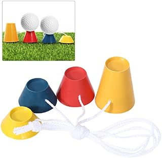 VORCOOL Rubber Winter Golf Tees Indoor Golf Tees with Different Heights for Frosty Days 4pcs