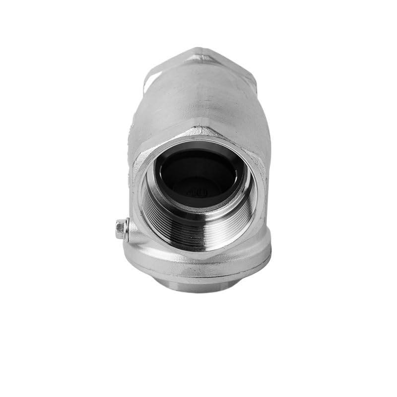 Valvola di ritegno Valvola di ritegno a battente in acciaio inossidabile 304 Valvola unidirezionale filettata orizzontale H14W Valvola di ritegno for tubo dell'acqua 4 punti 6 punti DN50 (Color : DN8