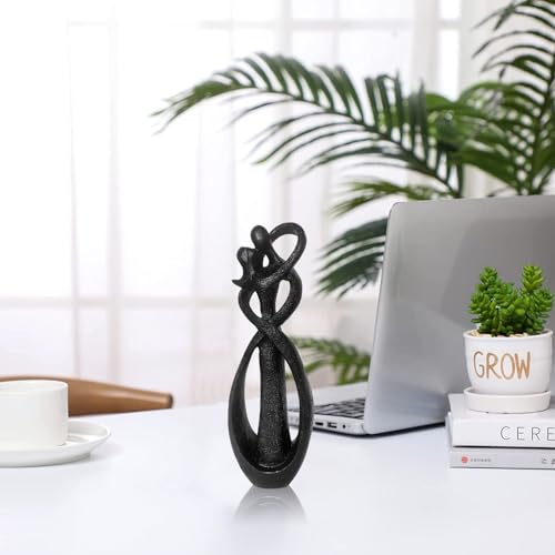 Resin Couple Modern Sculptures Home Decor Romantic Gift for Weddings Valentine's Day and Anniversaries Decoration Figurine for Girlfriend, Bridal Shower, Engagement - Image 6