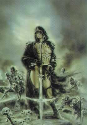 Affiche Luis Royo Girl with Sword N°3 l'art de l'imaginaire dans votre salon
