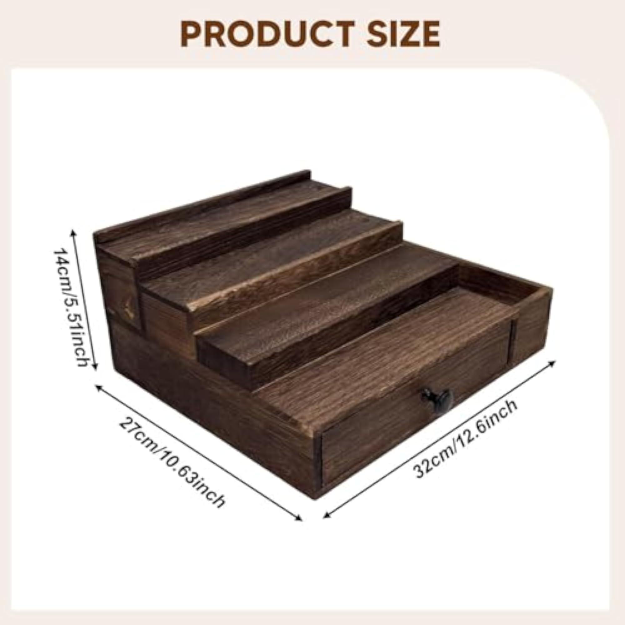 Men's Countertop Organizer for Cosmetics and Jewelry