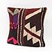 Kilimwarehouse Kilim Pillow Cover 12x12 inch Bohemian Turkish Chair Boho Design Classy Rustic Throw Handmade Accent Small Decorative Burlap Cushion