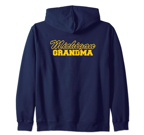 University of Michigan Wolverines U of M Grandma Zip Hoodie