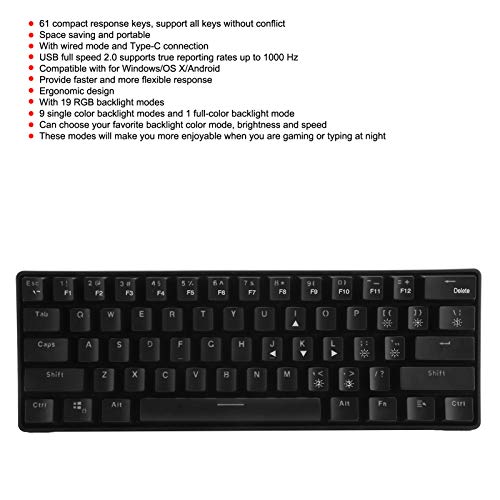 Teclado Gamer YK600 Mecánico RGB Cableado 2.4G miniatura 2