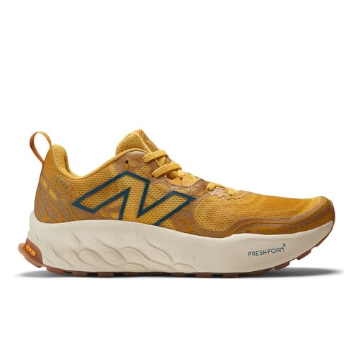 New Balance New Balance Men's Fresh Foam X Hierro V8 Trail Running Shoe, Butterscotch/Ginger Lemon/Deep Sea, 7.5 XW