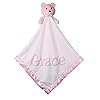 Custom Catch Personalized Teddy Bear Baby Blanket Gift for Girl – Pink