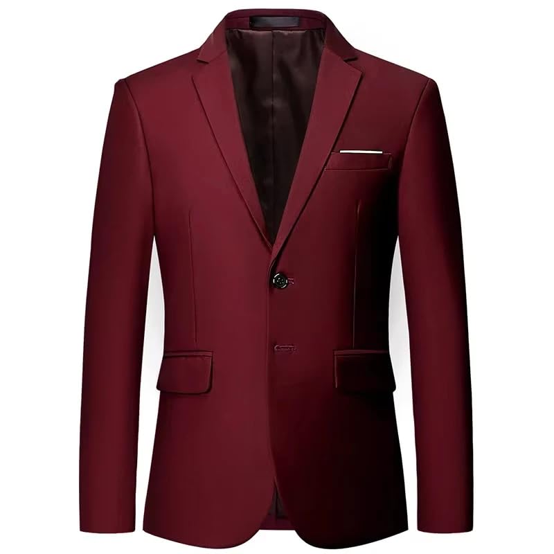 Men's Slim Fit Blazer Office Suit Coat Casual Business Mens Jackets Wedding Dress Suit Tuxedo3