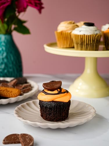 Patisserie Valerie Signature Cupcake Gift Box - Gourmet Trio: Oreo, Lotus Biscoff, Chocolate Orange Cupcakes - Delicious Indulgent Treat for Special Celebrations or Afternoon Tea Hamper - Image 5