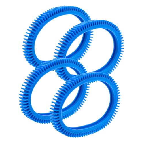 BAZEITFLOW 4 Piezas De Repuestos para Neumáticos De Piscina Kit De Productos para Ruedas Piezas para Piscinas Mangueras para Piscinas Aspiradoras Limpiadores Multiusos Suministros para