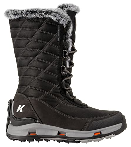 Korkers Women's South Lake Winter Boots - Extra Cozy and Waterproof - Includes Interchangeable TrailTrac Sole3
