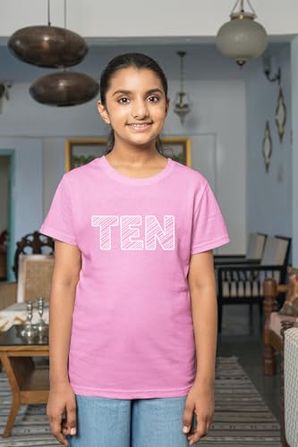 Image of 10th Birthday Shirt Girls 10 Years Old Ten Outfit Tenth Tshirt Gift Girl top 10 Birthday