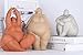 XYQXYQ Fat Lady Figurines Yoga Decor,Woman Sculpture Yoga Figurine Creative Woman Ornament Vintage Home Decoration Room Table Craft Gifts (A)