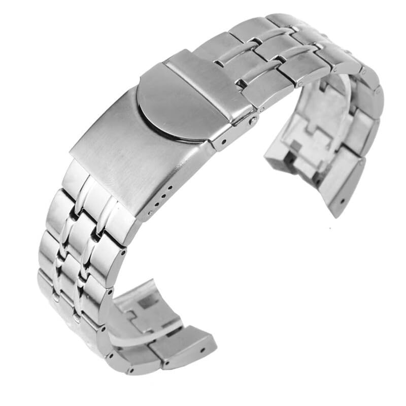Bracelet incurvé en métal massif avec fixation solide concave-convexe