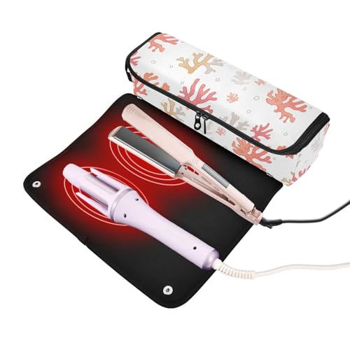 Organizador de herramientas para cabello 2 en 1 con tapete resistente al calor miniatura 2