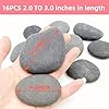 Lifetop 16PCS Painting Rocks, 2"-3" Natural River DIY Rock Flat & Smooth Kindness Rocks for Arts, Crafts, Decoration, Medium Stone for Painting,Hand Picked #1