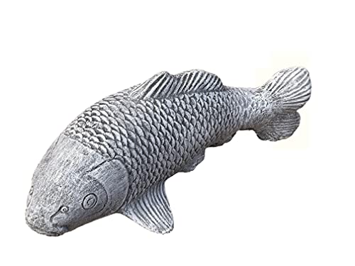 stoneandstyle Steinfigur Koi mittelgroß frostfest wetterfest...