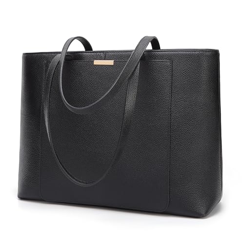 Bolso Tote de cuero genuino para mujer miniatura 1