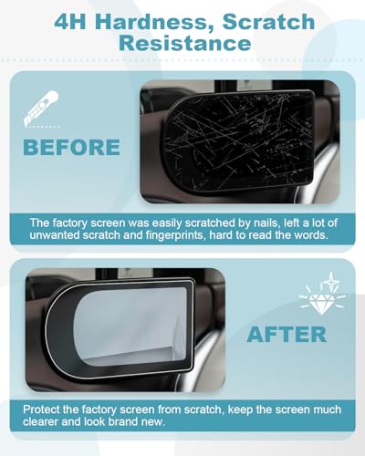Image of CDEFG 12Pcs for 2026 Hyundai Ioniq 9 Screen Protector for 2026 Hyundai Ioniq 9 Accessories Dual 12.3-Inch Touch Screen & AC Displays & Rearview Mirror Screens HD Clear