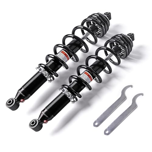 KLV Front Left Right Monotube Gas Shocks Absorber Compatible with 2017-2021 Can-Am Defender HD5 2017-2021 Can-Am Defender HD8 MAX HD8 Base DPS XT HD10 706202602 2 pcs