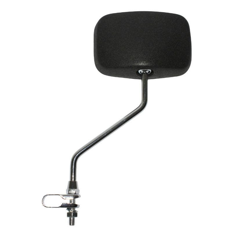 Rétroviseur Vélo Universel Noir 110x80mm avec Fixation Réglable