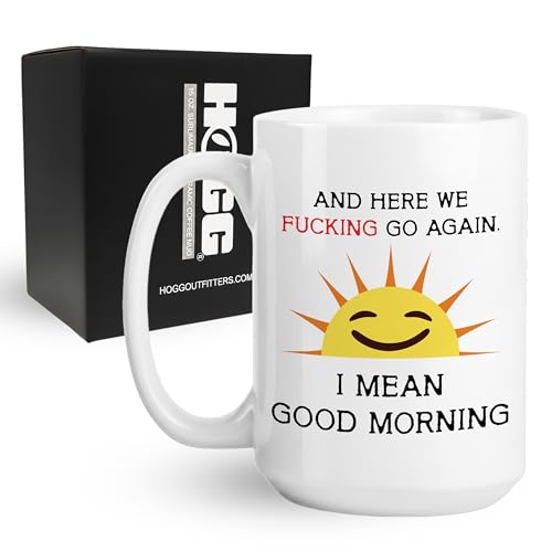 Taza de cerámica Hogg 15 oz con frase sarcástica miniatura 1