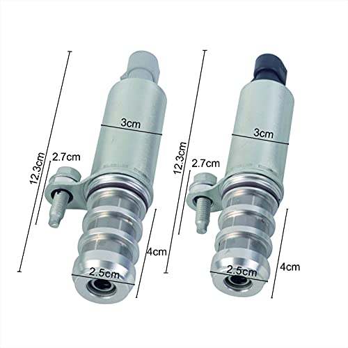 Vroom Rider Intake & Exhaust Camshaft Position Actuator Solenoid Valve Fits For Chevy Malibu Hhr Equinox Cobalt Buick Verano Regal Lacrosse G5 G6 Saturn Aura 2.0L 2.2L 2.4L Repl. 12655421 12655420 #TOP5
