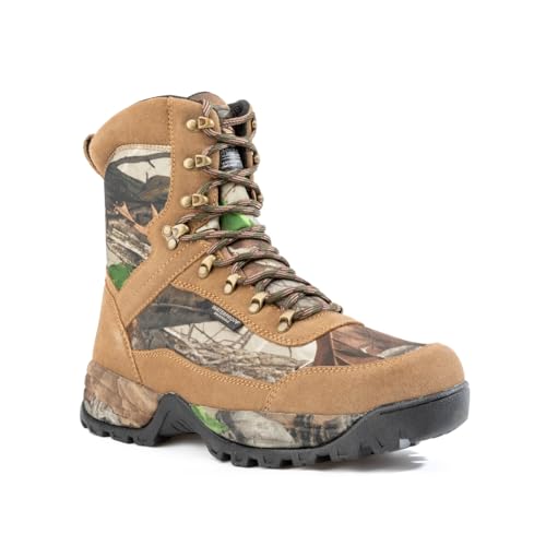 R RUNFUN Men's 8' Waterproof Insulated Hunting Boots...