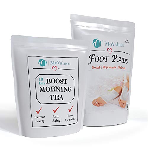 All-natural Detox Foot Pads for Weight Loss and Energy Boost Green Tea