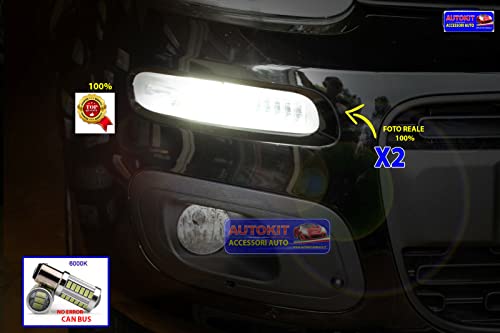 Luci diurne LED per Panda dal 2012> Coppia