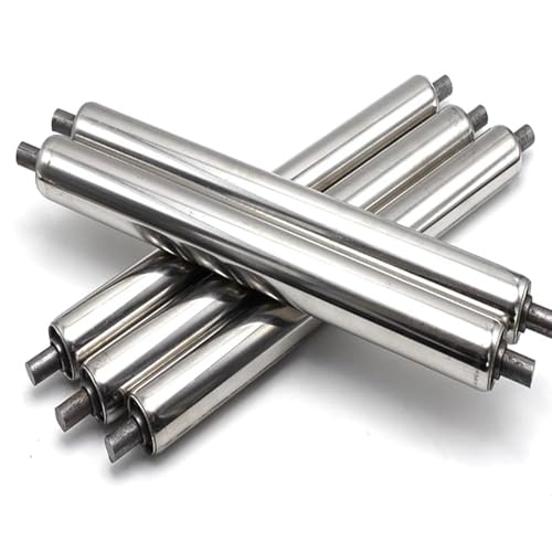 1 1.25 1.5 1.9 2.3 In Diameter Conveyor Roller 100mm-1000mm (3.9 in-39.4 in) Length, Stainless Steel Gravity Conveyor Replacement Tube/Feed Table Rollers for Industrial Woodworking(Dia 32MM/1.25in,L 6