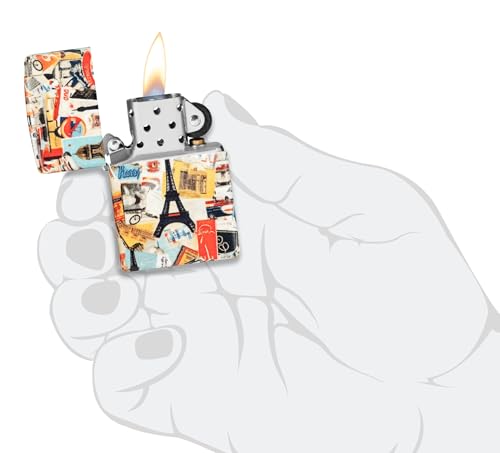 Encendedor Zippo Travel Stickers Classic Metal miniatura 3