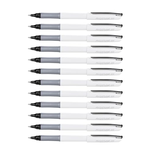 Stylo à bille Pentel Floatune noir pour organiser vos réunions et révisions