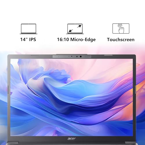Acer 2026 Touchscreen Laptop Computer, Intel Core Ultra 7 up to 4.8 GHz, 32GB RAM, 1TB SSD, 500GB Ext. HDD, 14" WUXGA, Backlit KB, Long Battery Life, Windows 11 Home, AI PC for Business & Students - Image 4