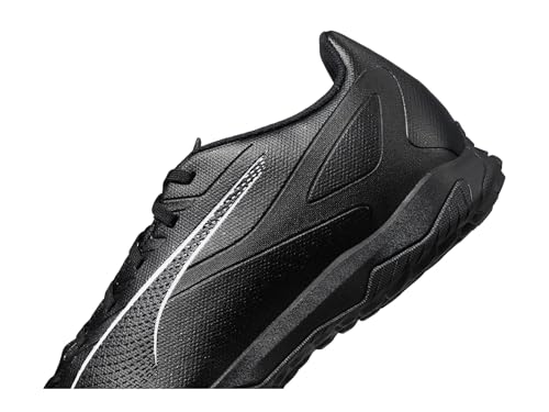 PUMA Puma Men's Ultra 5 Play Turf Trainer Soccer Cleats, Puma Black-Puma White, 12