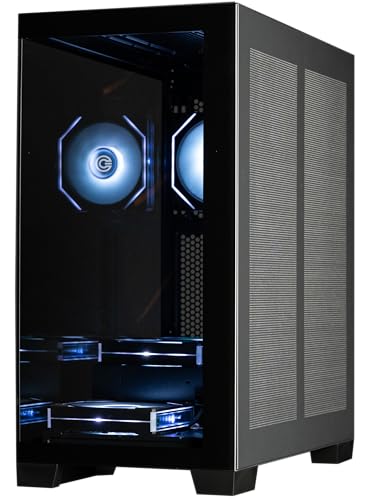 Image of Circle Defender ZX7 Mid-Tower Gaming Cabinet - Black | Supports ATX, M-ATX, ITX | Reverse Motherboard Compatible | 3X Front, 3X Bottom, 1X Rear 120MM ARGB Fans with Infinity Mirror
