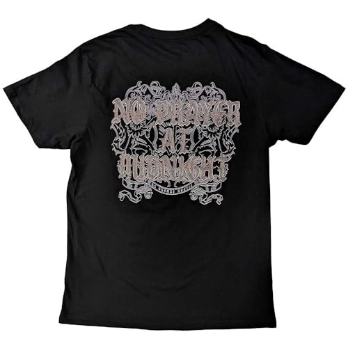 T-shirt Powerwolf en coton durable Rock Off fini les impressions qui s'effacent