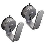 YROHGKPN 2 Stück Wand Organizer mit Saugnapf, Haken, Steckdosen Lagerregal, Router Steckdosenleisten, einfache Installation für Badezimmer