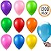 Prextex 1200 Party Balloons 12 Inch 10 Assorted Rainbow Colors - Extra Bulk Pack of Strong Latex Balloons for Party Decorations, Birthday Parties Supplies or Arch Decor - Helium Quality