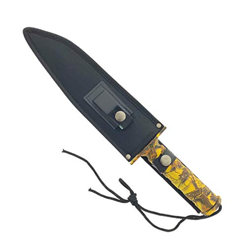 Outlander 13.5" Survival Fixed Blade Hunting Knives With Emergency Kit (Camo) #TOP6