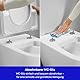 Duravit WC-Sitz Univavo, WC-Sitz D-shaped, Klobrille mit doppelter Absenkautomatik, Toilettendeckel Quick Release für einfache Montage, Klodeckel made in EU, Urea-Duroplast, Edelstahlscharniere, Weiß