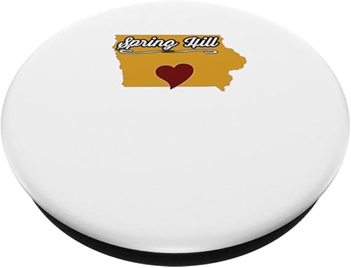 Miniatura 2 de SPRING HILL IOWA  IA USA - Cute Souvenir Merch City State - PopSockets Swappable PopGrip