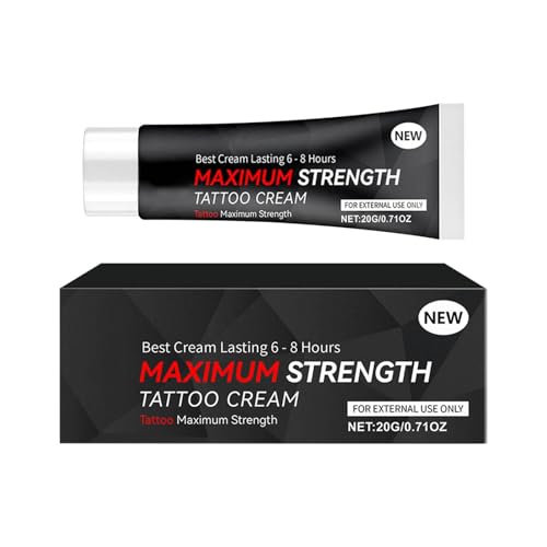 Numbing Cream For Tattooing, Extra Strong Numbing Cream Up to 6 Hours, Moisturizes And Soothes Joint Skin Caring for Dry Skin, Keep Tattoos Bright And Long-Lasting, Nourishing Care Gel (1)
