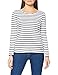Produktbild Armor Lux Damen Marinière plozévet Femme Langarmshirt, Mehrfarbig (Bi9 Blanc/Rich Navy Bi9), 44 (Herstellergröße: 5)
