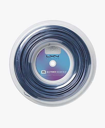 Just Tennis San Diego Luxilon Alu Power Reels 200M (Rough, Soft, Vibe, Ocean Blue, Black) (Alu Power Black (Black) - 1.25Mm) #TOP2