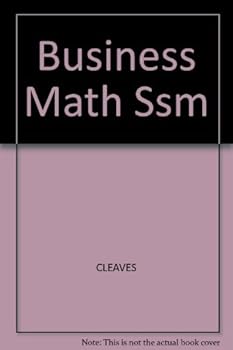 Paperback Business Math SSM Book