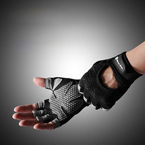 CLISPEED Luvas de ciclismo masculinas para ciclismo de montanha com almofada de silicone para absorç