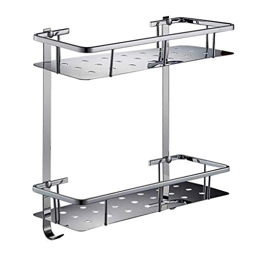 Cesta de almacenamiento de cocina y baño sin taladro para un hogar organizado 2