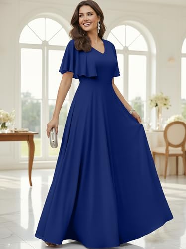 Image of KOH KOH Womens Long Elegant Bridesmaid Evening Cocktail Modest Maxi Dress