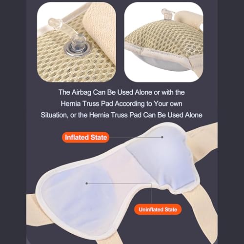 Faja para Hernia Inguinal con Almohadillas y Airbags Inflables miniatura 3